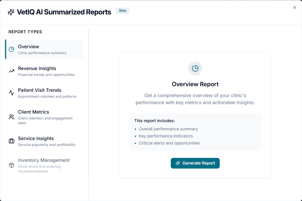 AI Report Screenshot